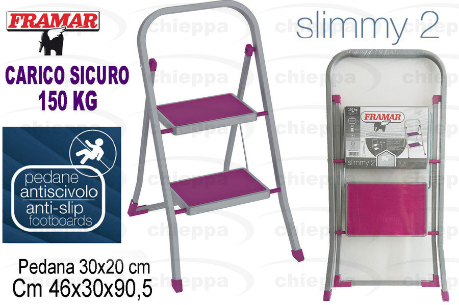 SCALA 2 GRAD.INOX SLIMMY2  137