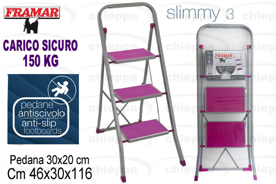 SCALA 3 GRAD.INOX SLIMMY3  147