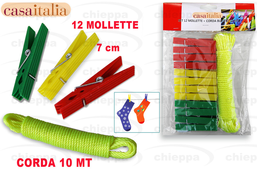 MOLLETTA 12P + CORDA   C112604