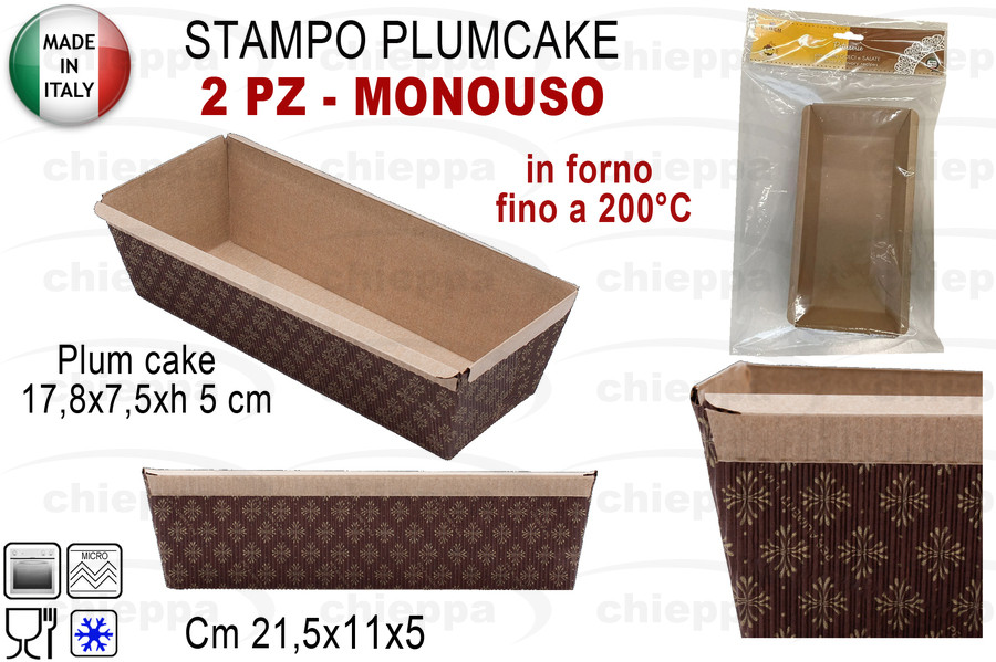 STAMPO PLUMCAKE 2PZ CARTA  409