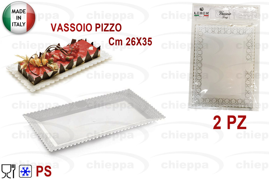 VASSOIO 26X35 PIZZO     292/35