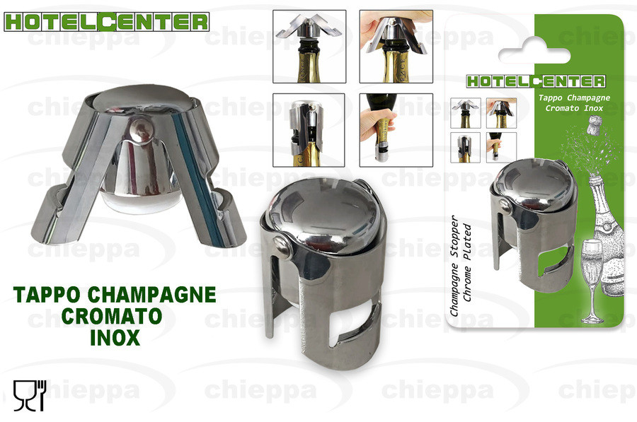 TAPPO CHAMP. INOX/CROM.C113755