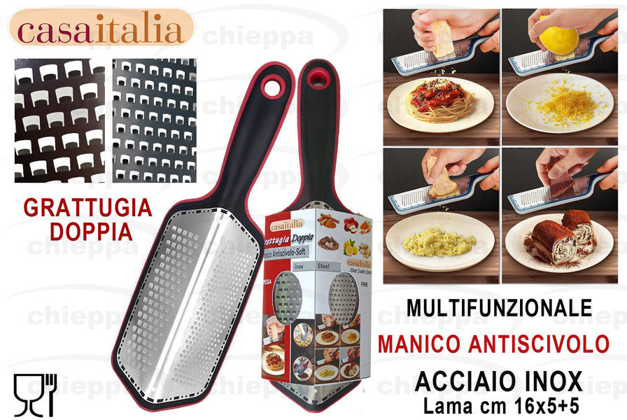 GRATTUGIA DOPPIA INOX  C113759