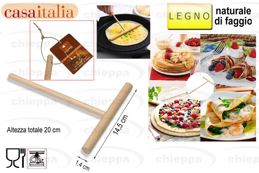 SPATOLA CREPES LEGNO  116-0128