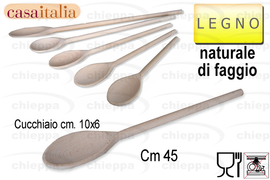 CUCCHIAIONE LEGNO 45  111-0105