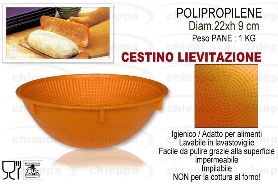 CESTO LIEVITAZ.PANE KG1  TONDO