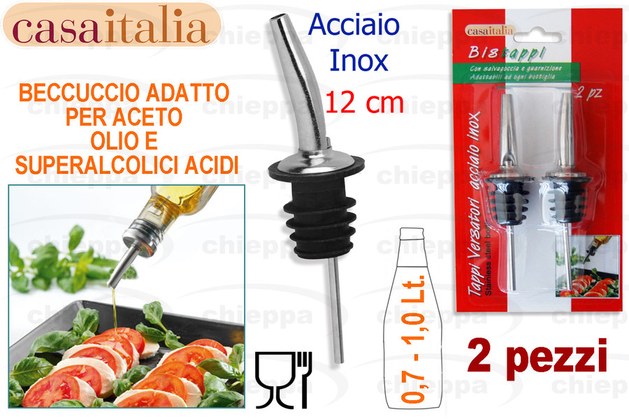 TAPPO VERS.2PZ    INOX C111691