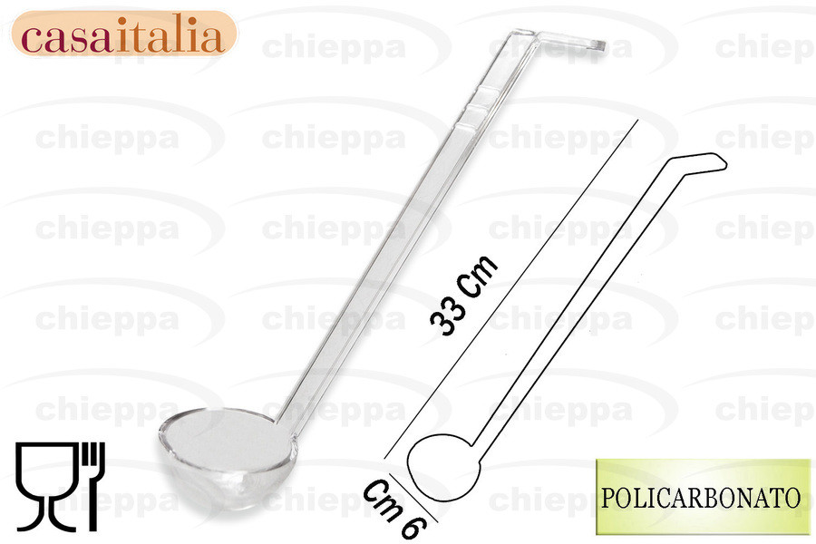 MESTOLO 33 TRASPARENT C111900*