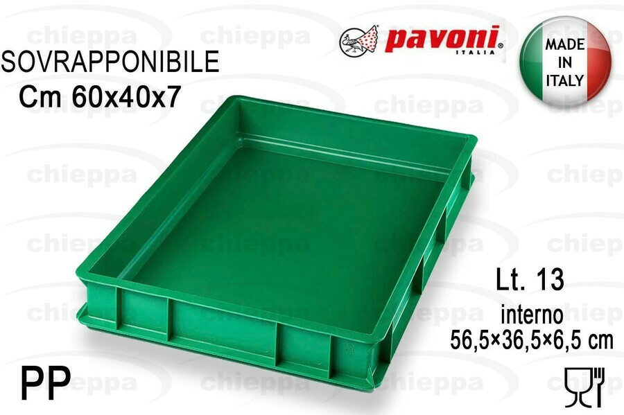 CASSA 60X40X7 VERDE  E6407FLVR