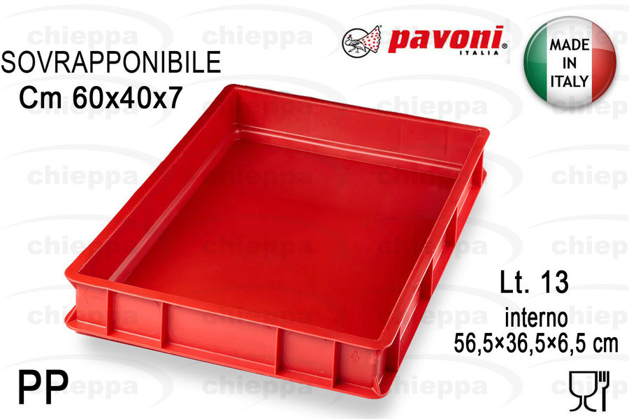 CASSA 60X40X7 ROSSA  E6407FLRS