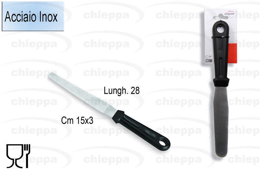 SPATOLA 15 DRITTA INOX   60461