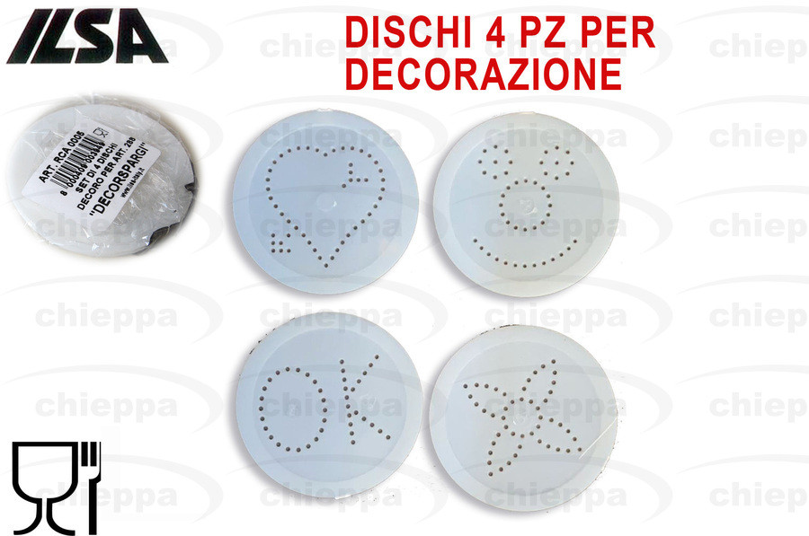 DISCHI 4PZ X  DECORSPARGI  288