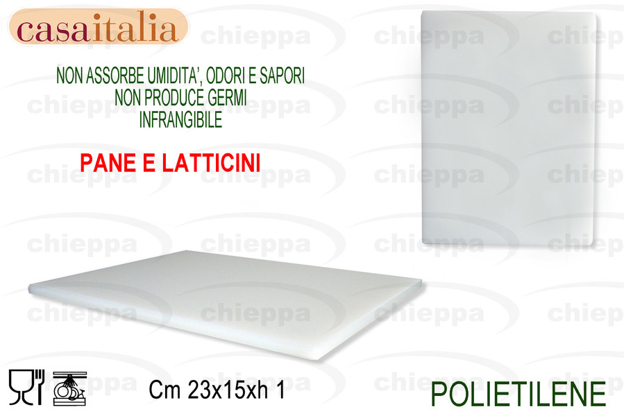 TAGLIERE POL.S/F   BCO 23X15X1