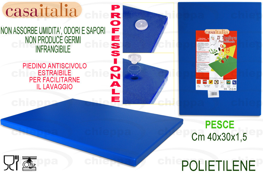 TAGLIERE POL.S/F BLU 40X30X1,5