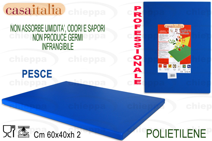 TAGLIERE POL.S/F BLU   60X40X2