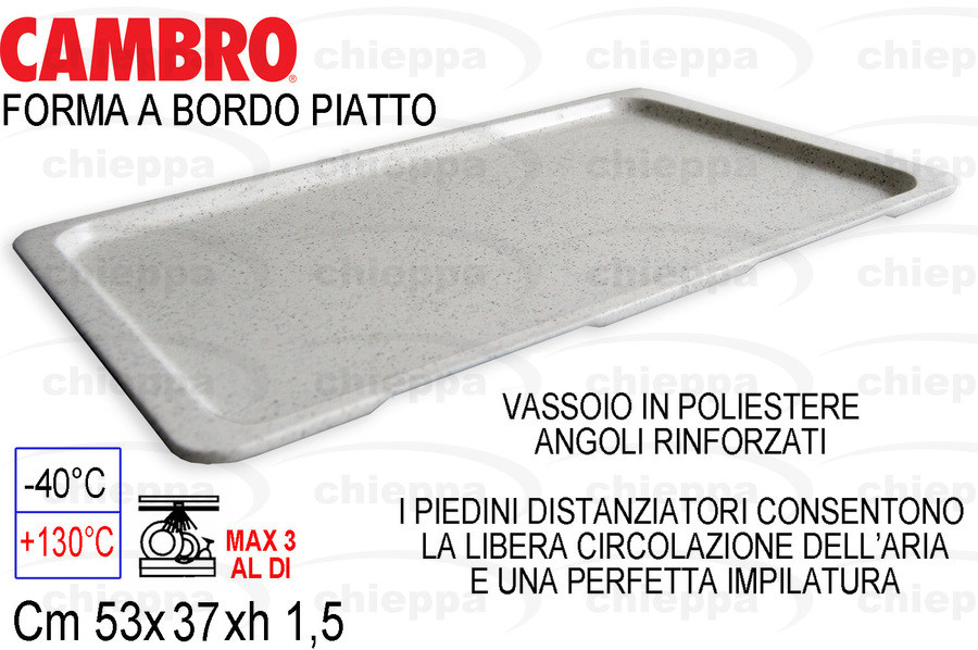 VASSOIO 53X37 POLIGRA.VPPB398*