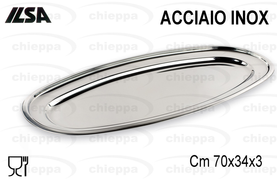 VASSOIO 70 OVALE PESCE 1101/70