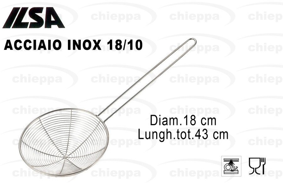 SCHIUMAROLA 18  INOX  14210180