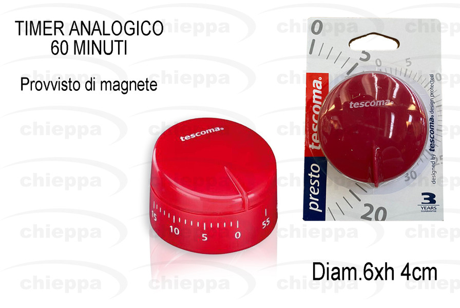 TIMER ANALOGICO 60 MIN. 636070