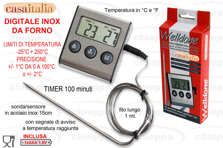 TERMOMET.FORNO DIGIT.  C113035