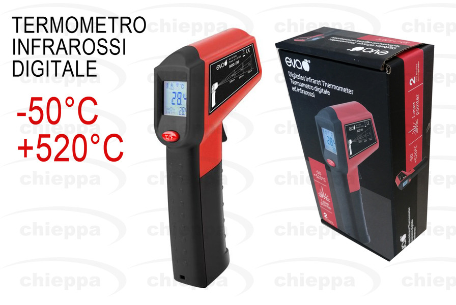 TERMOMETRO INFRAROSSI -50 +520