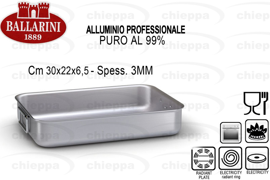 TEGLIA 30X22X6,5 ALTA  7040.30