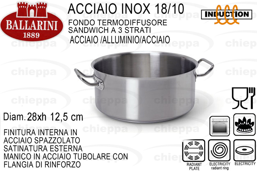 CASSER.28 2M MEDIA INOX   9218