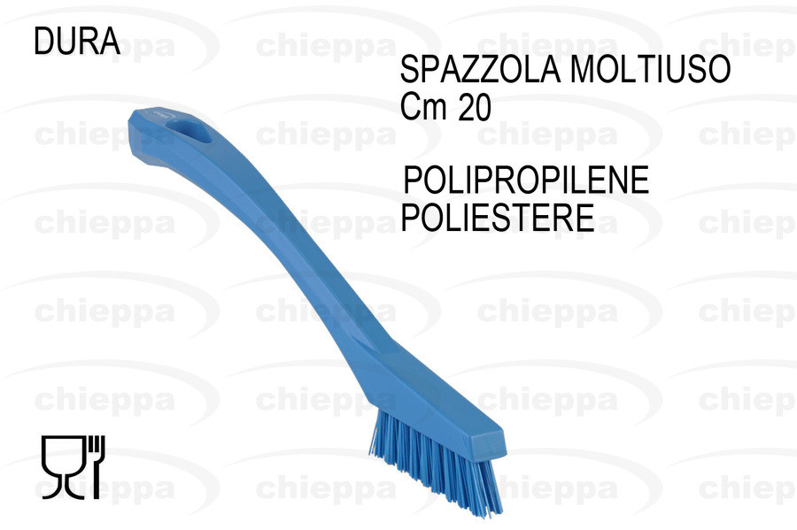 SPAZZOLA 20 M/U.DURA BLU 44013