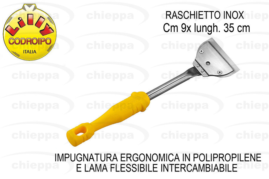 RASCHIET.INOX 35 X PIASTRE 260