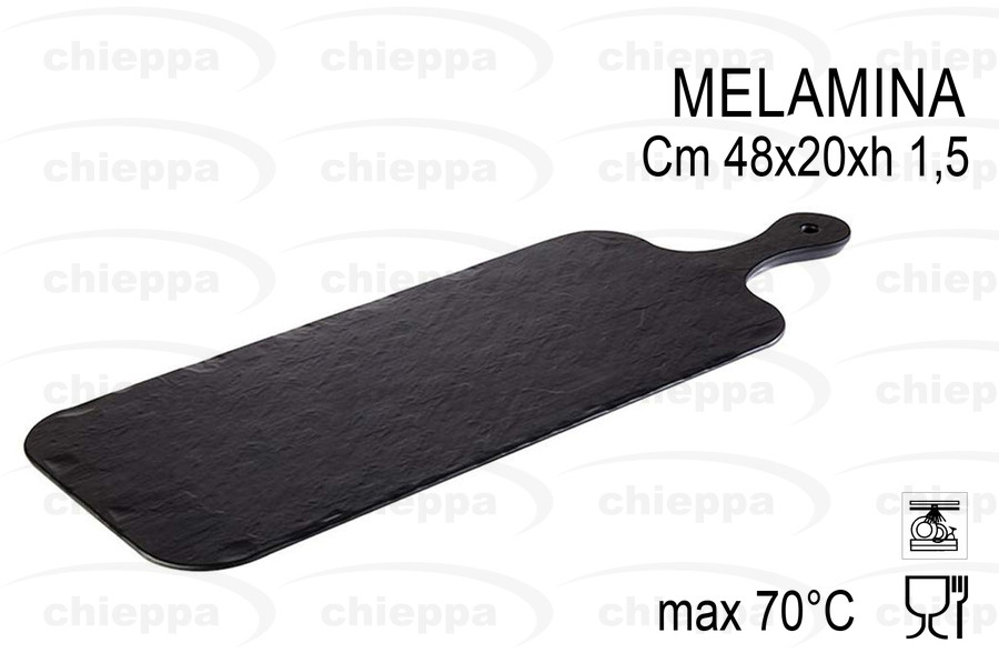 TAGLIERE 48X20 MEL.NERO  84259