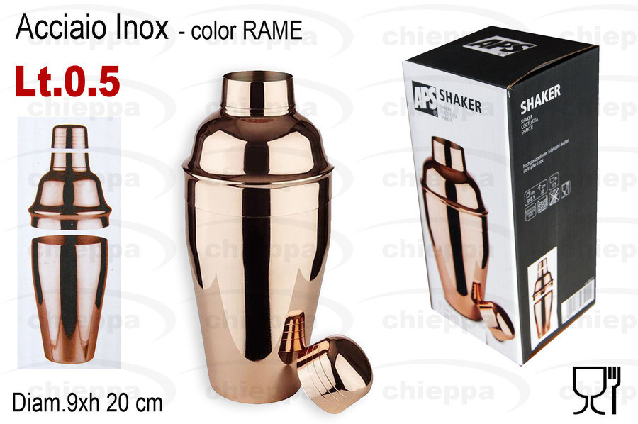 SHAKER CL50 INOX/RAME    93211