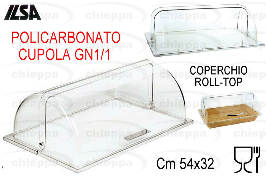 CUPOLA GN 1/1 54X32 POLIC.2717