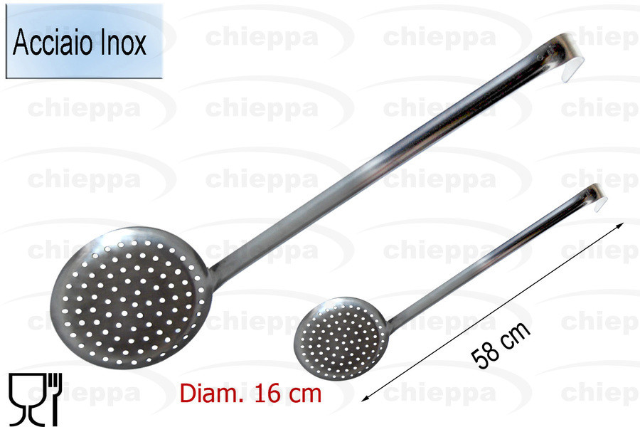 SCHIUMAROLA 16 UN.INOX    265=