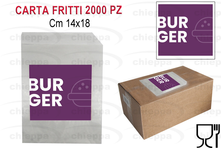 CARTA FRIT.2000 14X18   BURGER