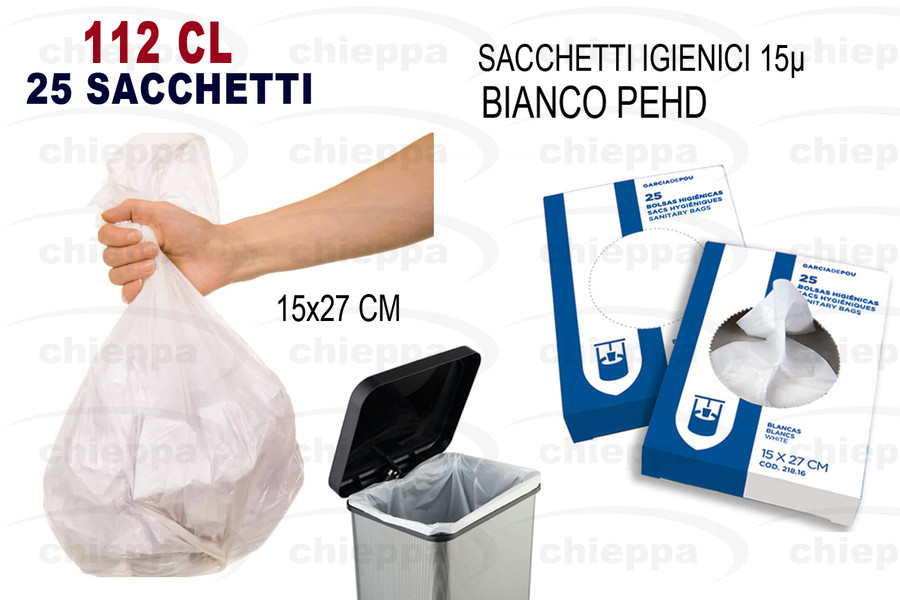 SACCH.IGIEN.25PZ B.CO   218.16