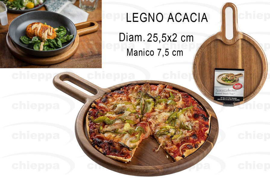 TAGLIERE 25,5X2  ACACIA  11525