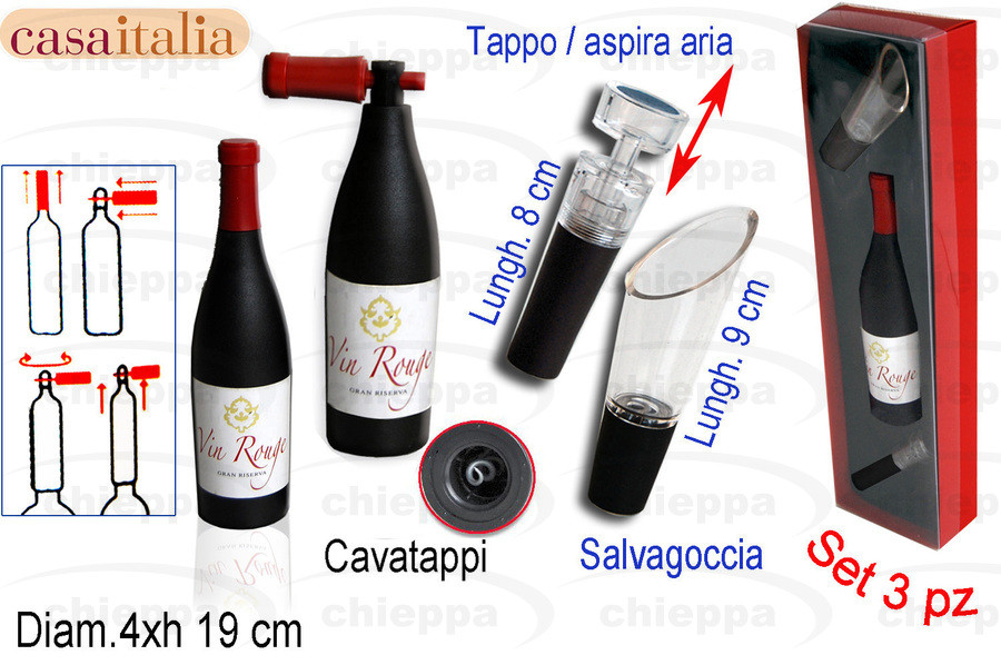 VINO 3PZ ACCESSORI    C111027*