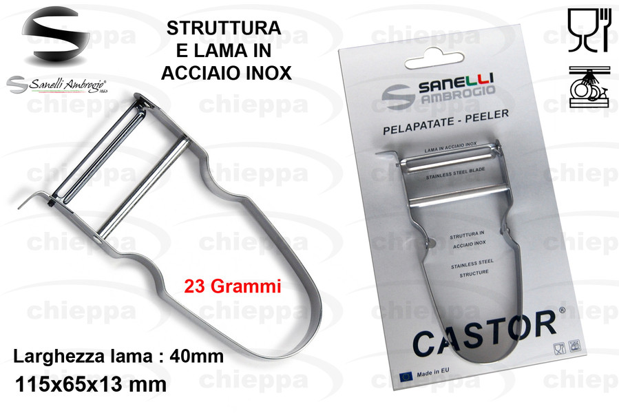 PELAPATATE CASTOR INOX A143300