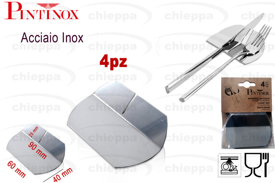 APPOGGIAPOS.4PZ INOX LUC. ZERO