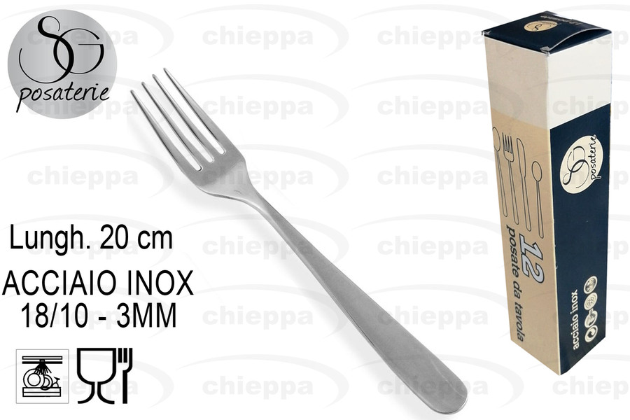 FORCH.TAVOLA 18/10 3MM.GOURMET