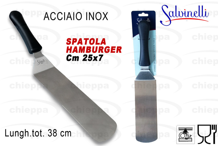 SPATOLA HAMBURGER INOX  SPHA25