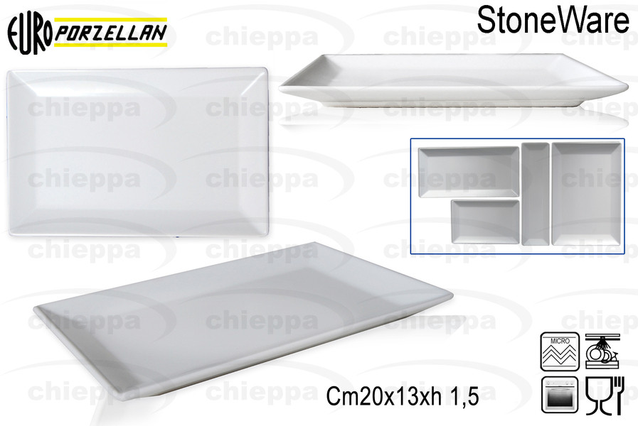 RETTANGOLARE P.20X13 BCO  OTSU