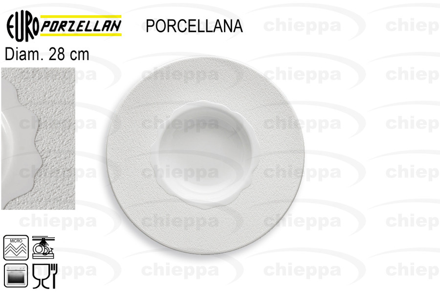 PASTA PIATTO 28  BIANCO DUETTO