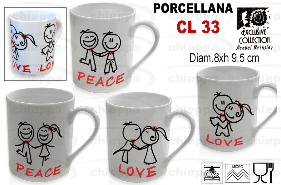 MUG CL33    PEACE&LOVE C113528