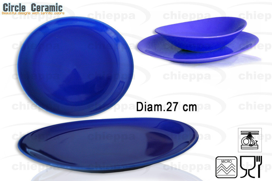 PIANO 27 OVALE BLU    C103589*