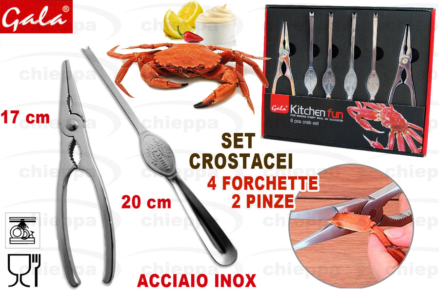 SET 6PZ CROSTACEI     C109559*