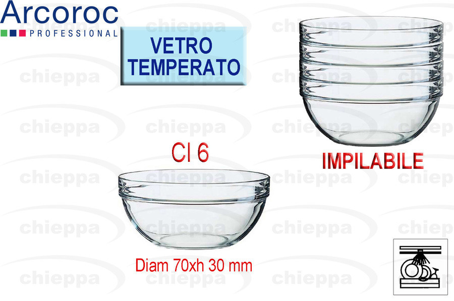 COPPETTA 7/CL6 EMPILABL.10018=