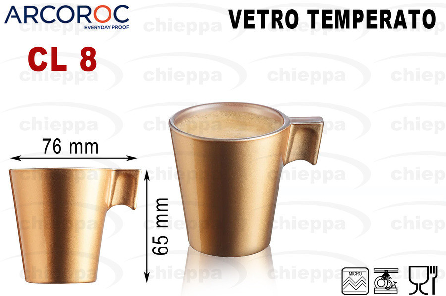CAFFE'T.8CL GOLD FLASHY  V2749