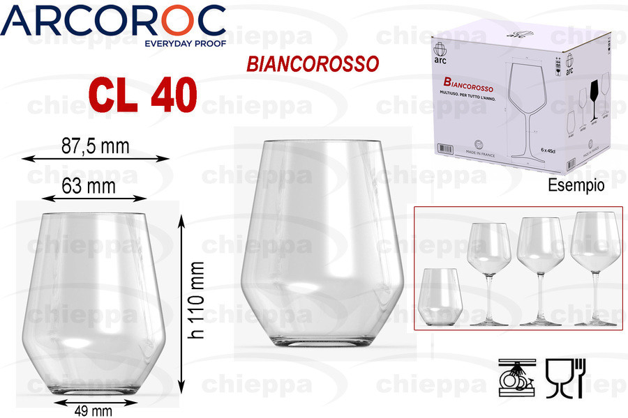 ACQUA B.CL40 BIANCOROSSO X3670