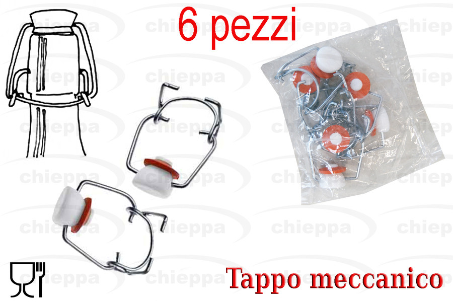 TAPPO MECCANICO 6PZ    C111749